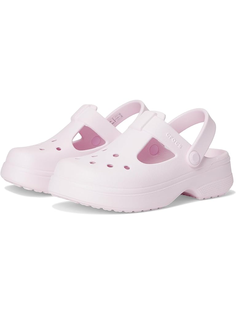 Khaki Crocs Kids Classic Mary Jane Clogs (Little Kid/Big Kid)