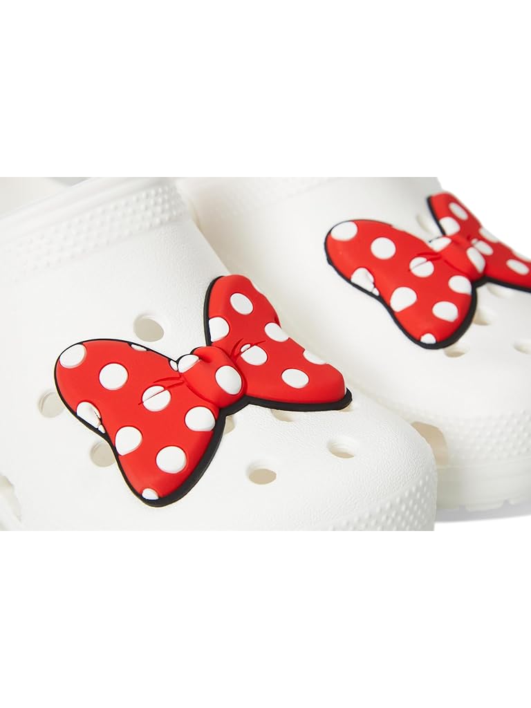 White Crocs Kids Disney Minnie Mouse&#8482; Classic Clog (Little Kid/Big Kid)