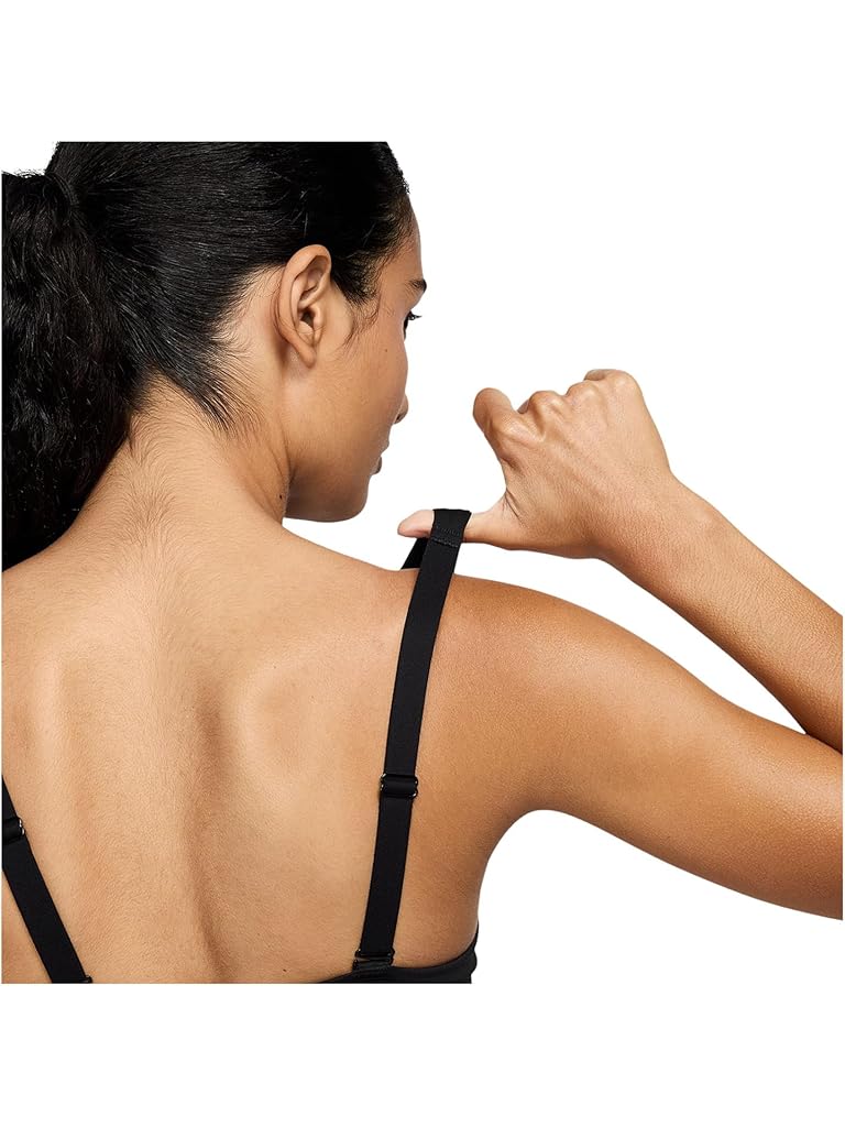 Black Nike Pro Indy Plunge Medium Support Bra
