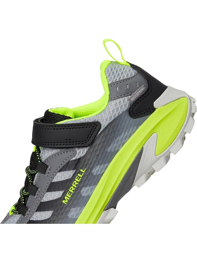 Gray Merrell Kids Moab Speed 2 Low Alternative Closure Waterproof (Little Kid/Big Kid)
